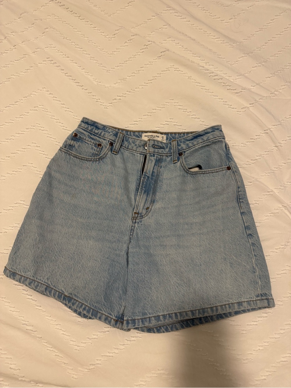 Abercrombie high rise loose shorts curve love